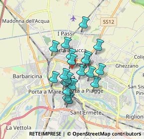 Mappa Piazza Martiri della Libertà, 56127 Pisa PI, Italia (1.252)