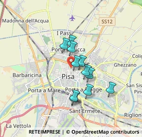 Mappa Piazza Martiri della Libertà, 56127 Pisa PI, Italia (1.30091)