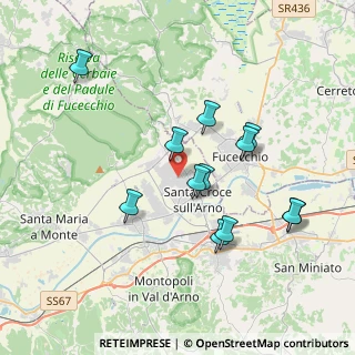 Mappa Via Achille Grandi, 56029 Santa Croce sull'Arno PI, Italia (3.665)