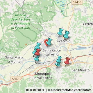 Mappa Via Achille Grandi, 56029 Santa Croce sull'Arno PI, Italia (3.34455)