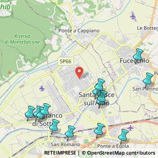 Mappa Via Achille Grandi, 56029 Santa Croce sull'Arno PI, Italia (3.005)