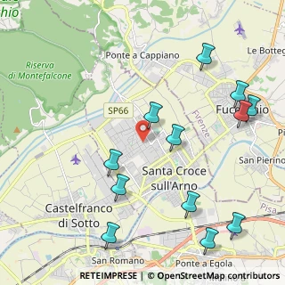 Mappa Via Achille Grandi, 56029 Santa Croce sull'Arno PI, Italia (2.615)