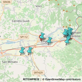 Mappa Via della Repubblica, 50053 Empoli FI, Italia (4.58455)