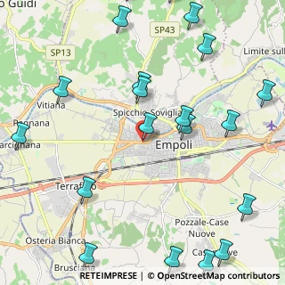 Mappa Via della Repubblica, 50053 Empoli FI, Italia (3.0795)