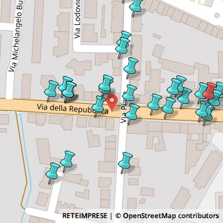 Mappa Via della Repubblica, 50053 Empoli FI, Italia (0.0769)