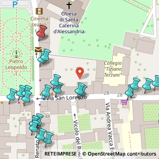 Mappa Via San Lorenzo, 56127 Pisa PI, Italia (0.08696)