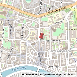 Mappa Via San Lorenzo, 80, 56127 Pisa, Pisa (Toscana)