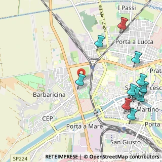Mappa Via Vittorio Niccoli, 56122 Pisa PI, Italia (1.41455)
