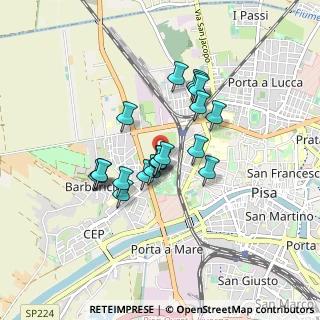Mappa Via Vittorio Niccoli, 56122 Pisa PI, Italia (0.6755)