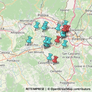 Mappa Via del Gelsomino, 50053 Empoli FI, Italia (11.493)