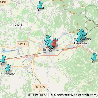 Mappa Via del Gelsomino, 50053 Empoli FI, Italia (4.24857)
