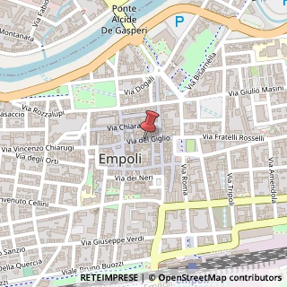 Mappa Via del giglio 21, 50053 Empoli, Firenze (Toscana)