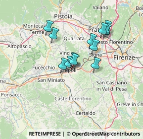 Mappa Via Luigi Cherubini, 50053 Empoli FI, Italia (11.21667)