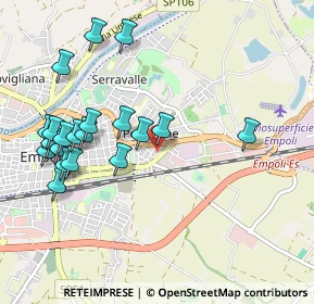 Mappa Via Luigi Cherubini, 50053 Empoli FI, Italia (1.1125)