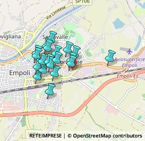 Mappa Via Luigi Cherubini, 50053 Empoli FI, Italia (0.7345)