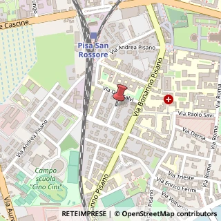 Mappa Via Francesco Traini,  9, 56126 Pisa, Pisa (Toscana)