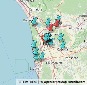 Mappa Via Giacomo Brodolini, 56122 Pisa PI, Italia (9.297)