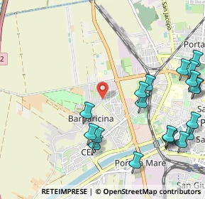 Mappa Via Giacomo Brodolini, 56122 Pisa PI, Italia (1.3955)