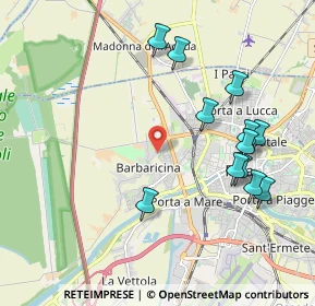 Mappa Via Giacomo Brodolini, 56122 Pisa PI, Italia (2.185)