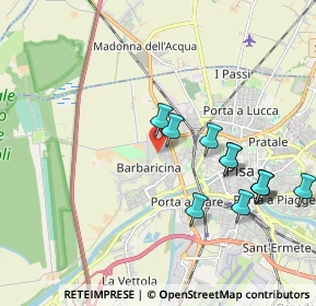 Mappa Via Giacomo Brodolini, 56122 Pisa PI, Italia (2.23417)