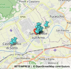 Mappa Via Camillo Benso Conte di Cavour, 56029 Santa Croce sull'Arno PI, Italia (0.88091)