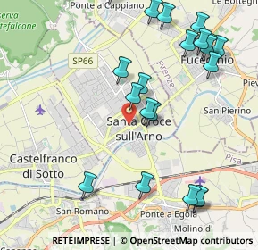 Mappa Via Camillo Benso Conte di Cavour, 56029 Santa Croce sull'Arno PI, Italia (2.486)