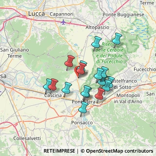 Mappa Via, 56031 Bientina PI, Italia (5.79882)