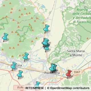Mappa Via, 56031 Bientina PI, Italia (4.93133)