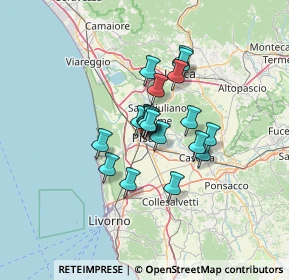 Mappa Piazza Giuseppe Toniolo, 56125 Pisa PI, Italia (8.6445)