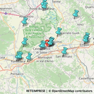 Mappa Via Concetto Marchesi, 56029 Santa Croce sull'Arno PI, Italia (8.6805)
