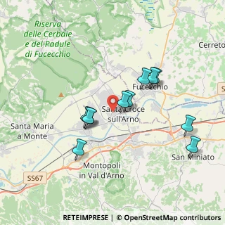 Mappa Via Concetto Marchesi, 56029 Santa Croce sull'Arno PI, Italia (3.34182)