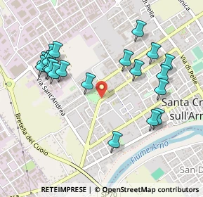 Mappa Piazza Pietro Nenni, 56029 Santa Croce sull'Arno PI, Italia (0.54)