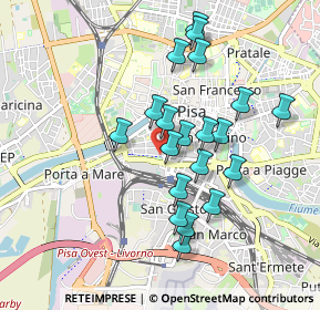 Mappa Pisa Autostazione, 56125 Pisa PI, Italia (0.8435)