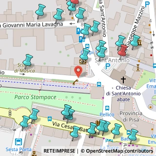 Mappa Pisa Autostazione, 56125 Pisa PI, Italia (0.09286)