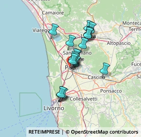 Mappa Via Simone Sancasciani, 56125 Pisa PI, Italia (9.666)