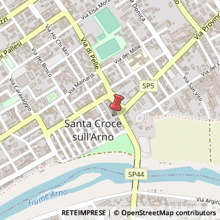 Mappa Corso Giuseppe Mazzini, 16, 56029 Santa Croce sull'Arno, Pisa (Toscana)