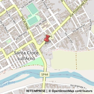 Mappa Via Antonio Brunelli, 14, 56029 Santa Croce sull'Arno, Pisa (Toscana)