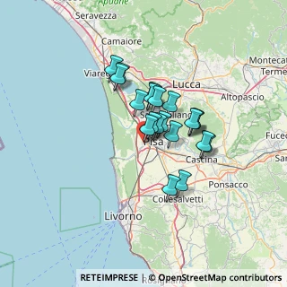 Mappa Via Michelangelo, 56122 Pisa PI, Italia (9.6805)