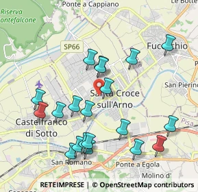 Mappa Via Alberto Manzi, 56029 Santa Croce sull'Arno PI, Italia (2.1185)