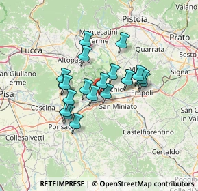 Mappa Via Alberto Manzi, 56029 Santa Croce sull'Arno PI, Italia (10.3515)