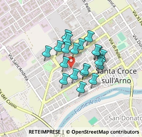 Mappa Via Alberto Manzi, 56029 Santa Croce sull'Arno PI, Italia (0.301)