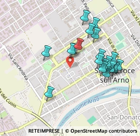 Mappa Via Alberto Manzi, 56029 Santa Croce sull'Arno PI, Italia (0.4685)