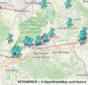 Mappa Via Alberto Manzi, 56029 Santa Croce sull'Arno PI, Italia (9.7145)