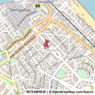 Mappa Via Antonio Gramsci, 11, 60019 Senigallia AN, Italia, 60019 Senigallia, Ancona (Marche)