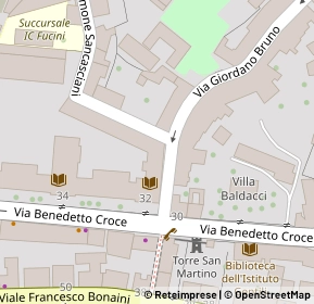 Mappa Via Benedetto Croce, 56100 Pisa PI, Italia (0.0875)