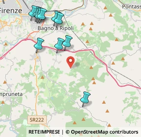 Mappa Via di Picille, 50012 Bagno a Ripoli FI, Italia (5.03818)