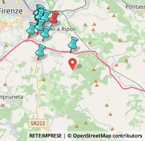 Mappa Via di Picille, 50012 Bagno a Ripoli FI, Italia (5.51923)