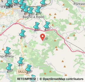 Mappa Via di Picille, 50012 Bagno a Ripoli FI, Italia (6.746)