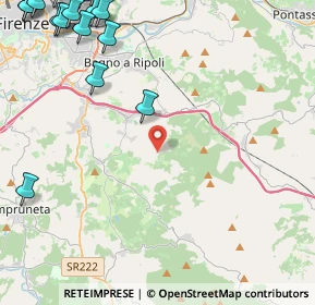 Mappa Via di Picille, 50012 Bagno a Ripoli FI, Italia (7.618)