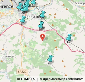 Mappa Via di Picille, 50012 Bagno a Ripoli FI, Italia (6.196)